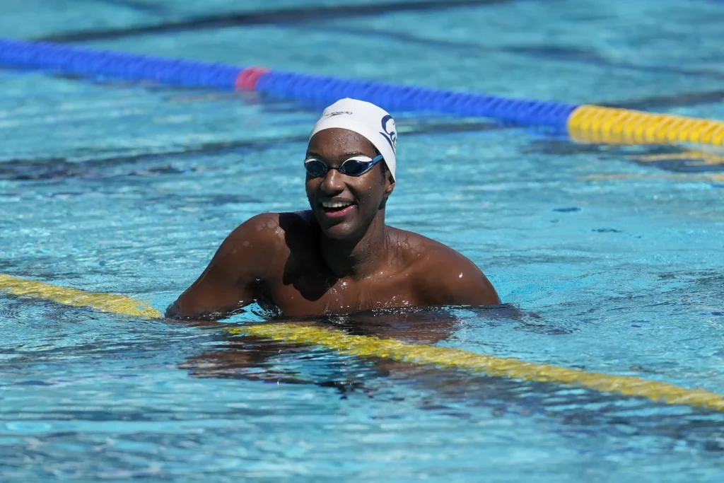 Sudanese swimmer Ziad Sali